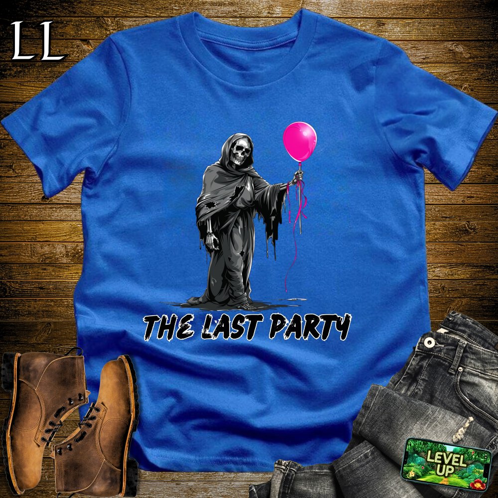 The Last Party Grim Reaper Softstyle Tee - Royal - LegacyLayers