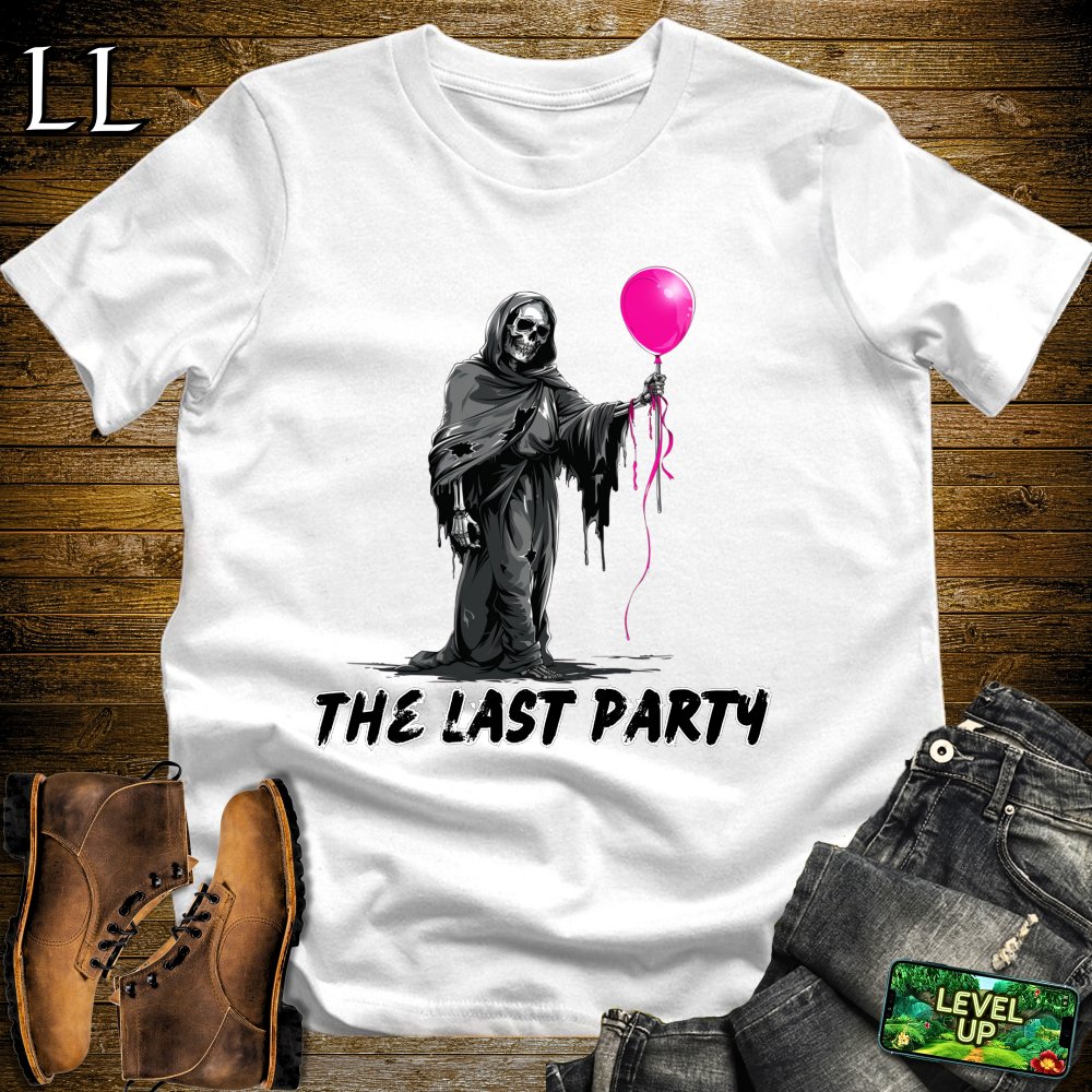 The Last Party Grim Reaper Softstyle Tee - White - LegacyLayers