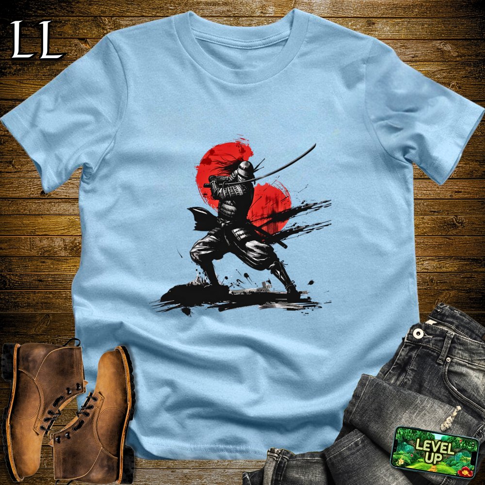 The Way Of The Samurai Light Blue | Japanese Warrior Tee