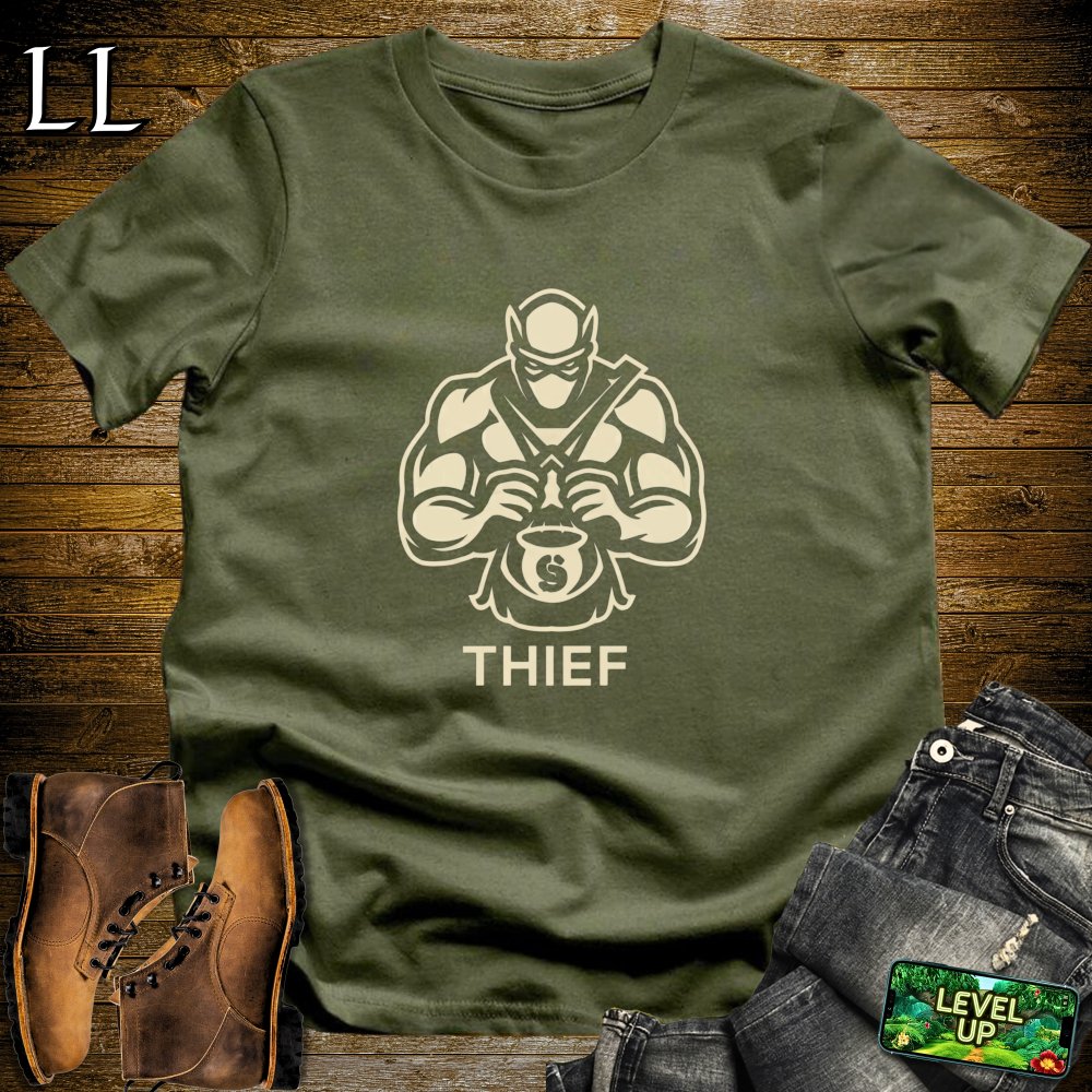 Thief Softstyle Tee - Military Green - LegacyLayers