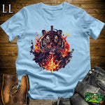 Tiger Samurai Softstyle Tee - Light Blue - LegacyLayers