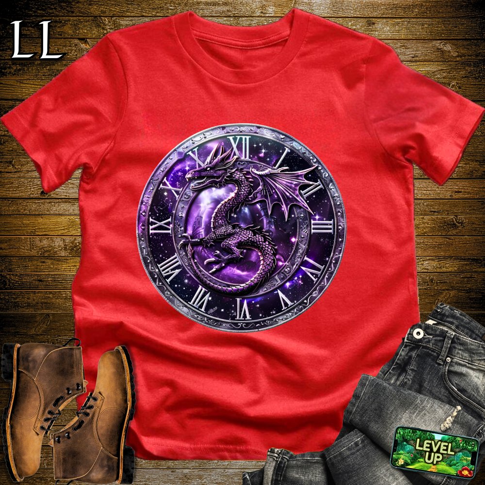 Time Dragon Softstyle Tee - Red - LegacyLayers