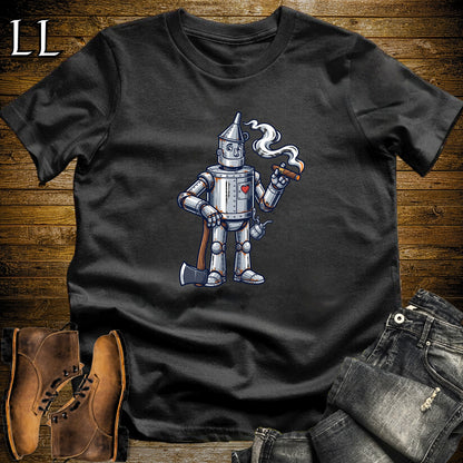 Tin Woodman Heart of Gold Cigar T-Shirt Black | Tin Man Cigar Halloween Tee