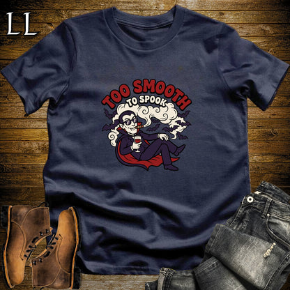Too Smooth to Spook Vampire Bats Cigar T-Shirt Navy | Vampire Bats Cigar Tee