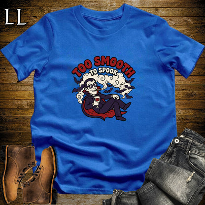 Too Smooth to Spook Vampire Bats Cigar T-Shirt Royal | Vampire Bats Cigar Tee