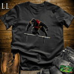 Track Gorilla Softstyle Tee Black | Funny Runner Gorilla Tee
