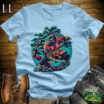 Tree Gorilla Samurai Light Blue | Nature Warrior Tee