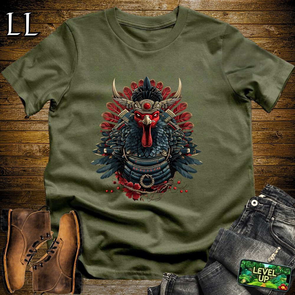 Turkey Samurai Softstyle Tee - Military Green - LegacyLayers