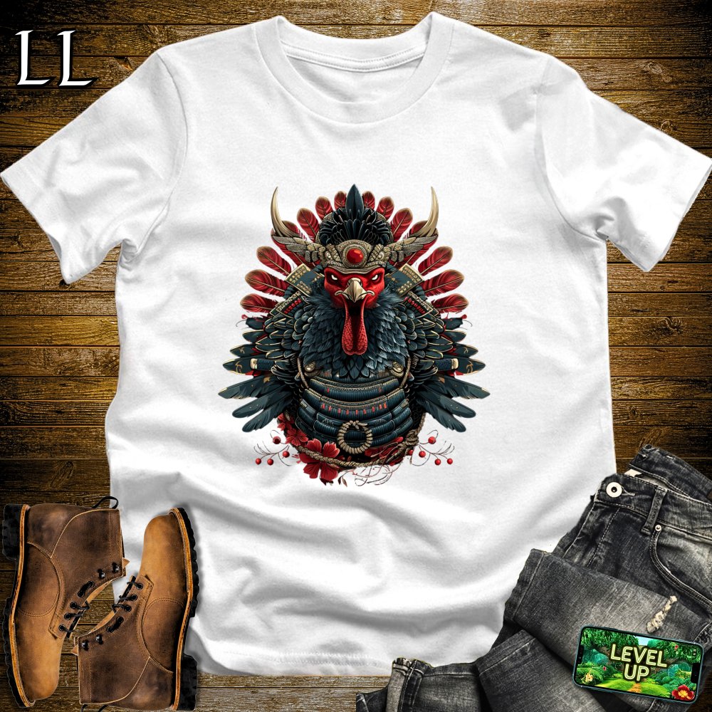 Turkey Samurai Softstyle Tee - White - LegacyLayers