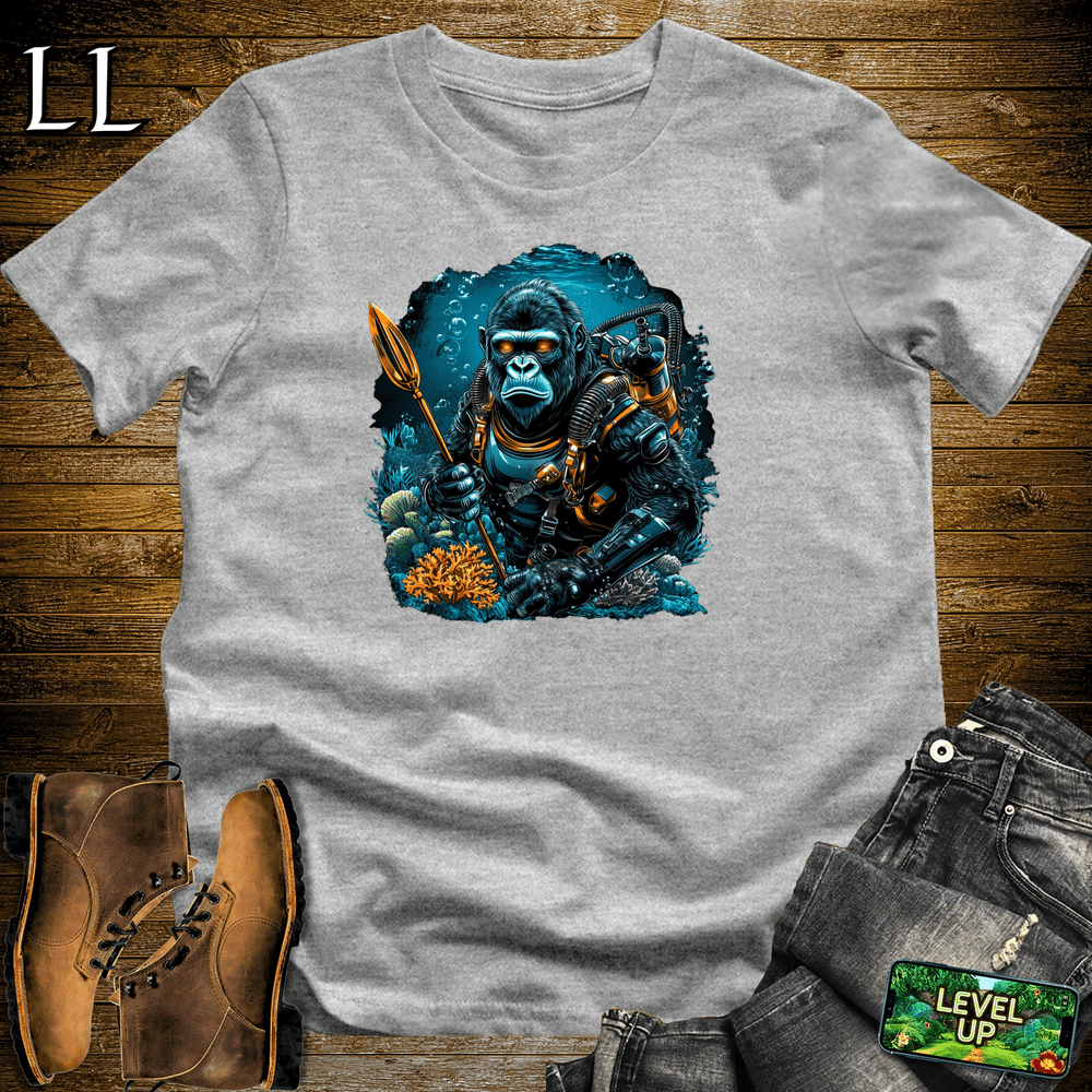 Underwater Explorer Gorilla - Sport Grey - LegacyLayers