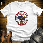 United States of America Cigar Society T-Shirt White | Cigar Crest Gift Tee
