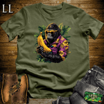 Vacation Gorilla Softstyle Tee Military Green | Funny Travel Gorilla Tee