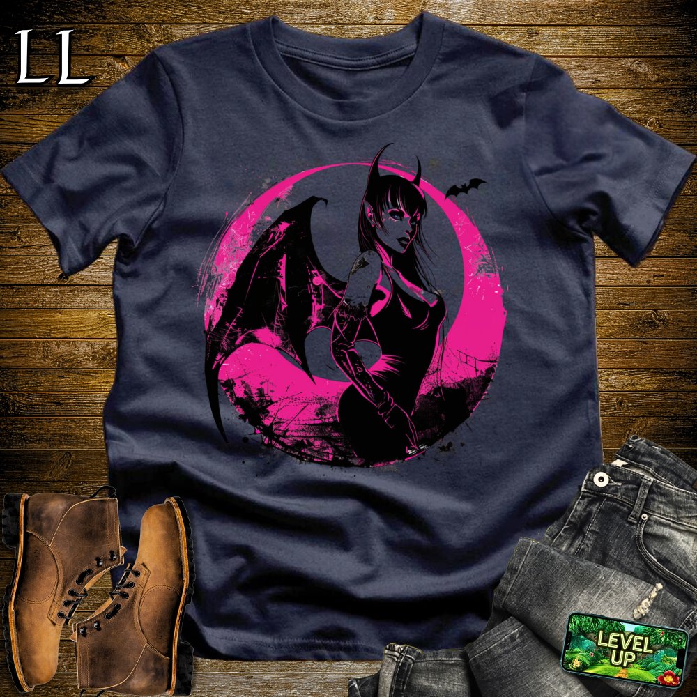 Vampire Fairy Softstyle Tee - Navy - LegacyLayers