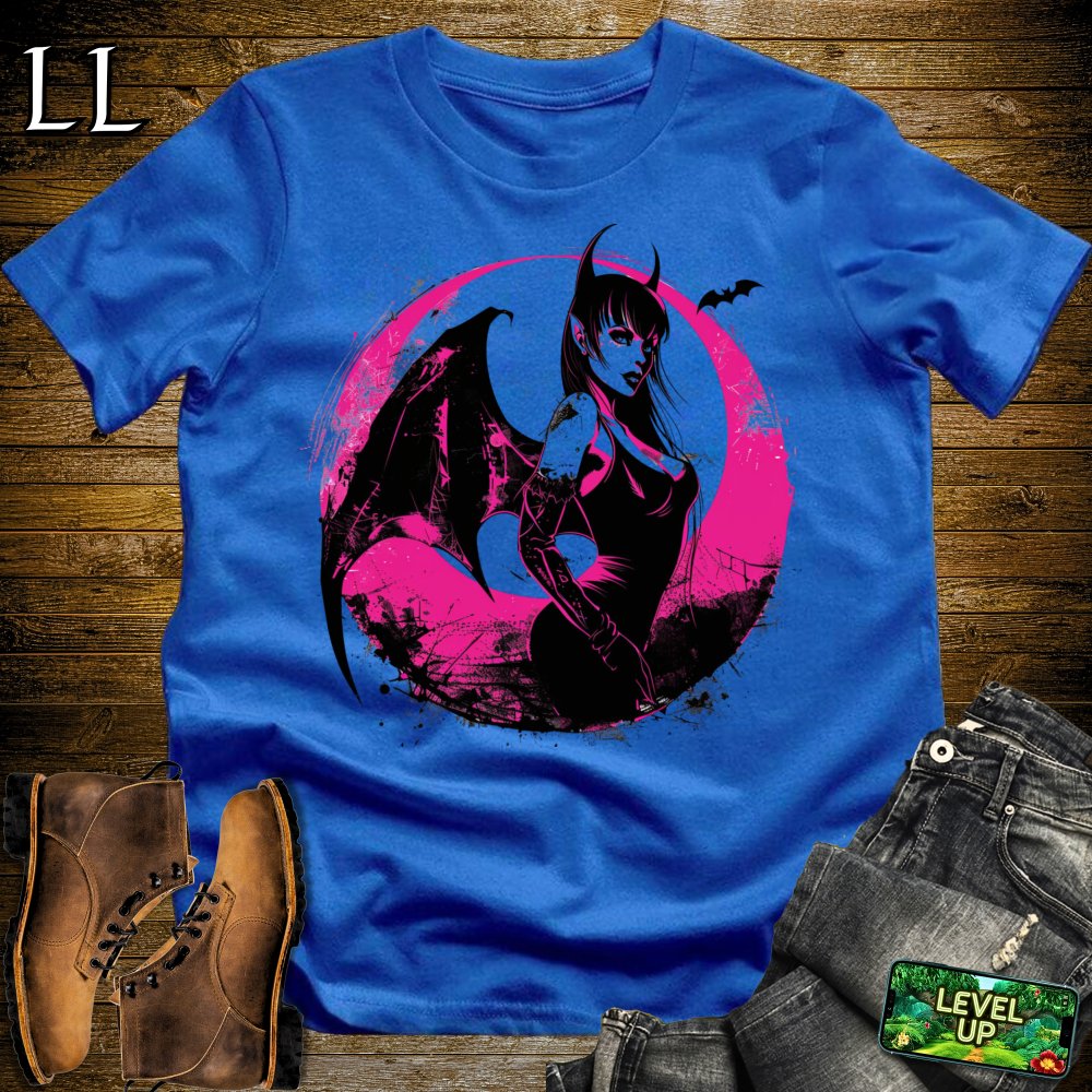 Vampire Fairy Softstyle Tee - Royal - LegacyLayers