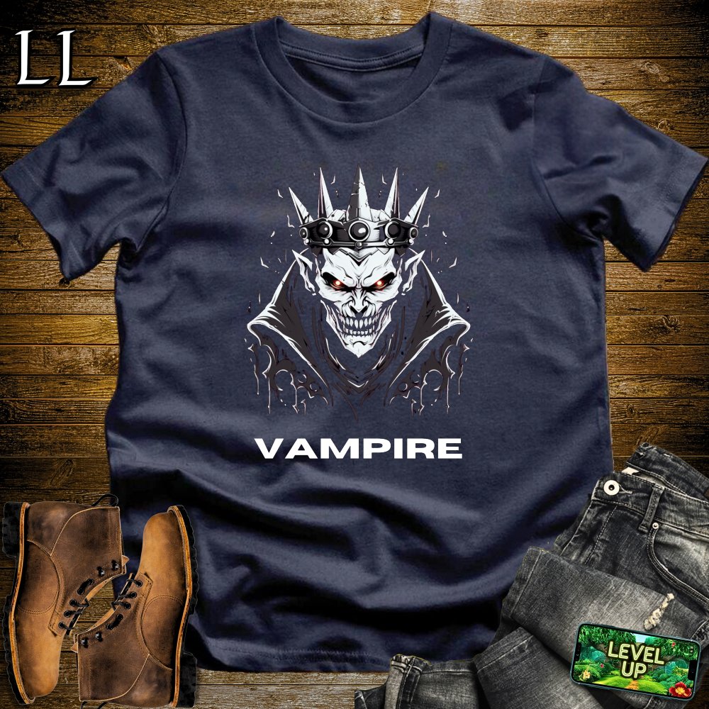 Vampire King Softstyle Tee - Navy - LegacyLayers