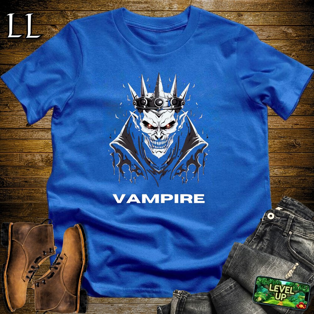 Vampire King Softstyle Tee - Royal - LegacyLayers