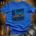 Vegetarian Cigar Softstyle T-Shirt Royal Blue | Funny Cigar Gift