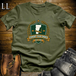 Vermont Cigar Smoker Shield T-Shirt Military Green | Vermont Cigar Crest Gift Tee