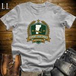 Vermont Cigar Smoker Shield T-Shirt Sport Grey | Vermont Cigar Crest Gift Tee