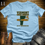 Vermont Cigar Smoker T-Shirt Light Blue | Vermont Cigar Smoker Gift Tee