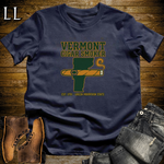 Vermont Cigar Smoker T-Shirt Navy | Vermont Cigar Smoker Gift Tee