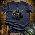 Viking Warrior Gorilla Navy | Norse Mythology Shirt