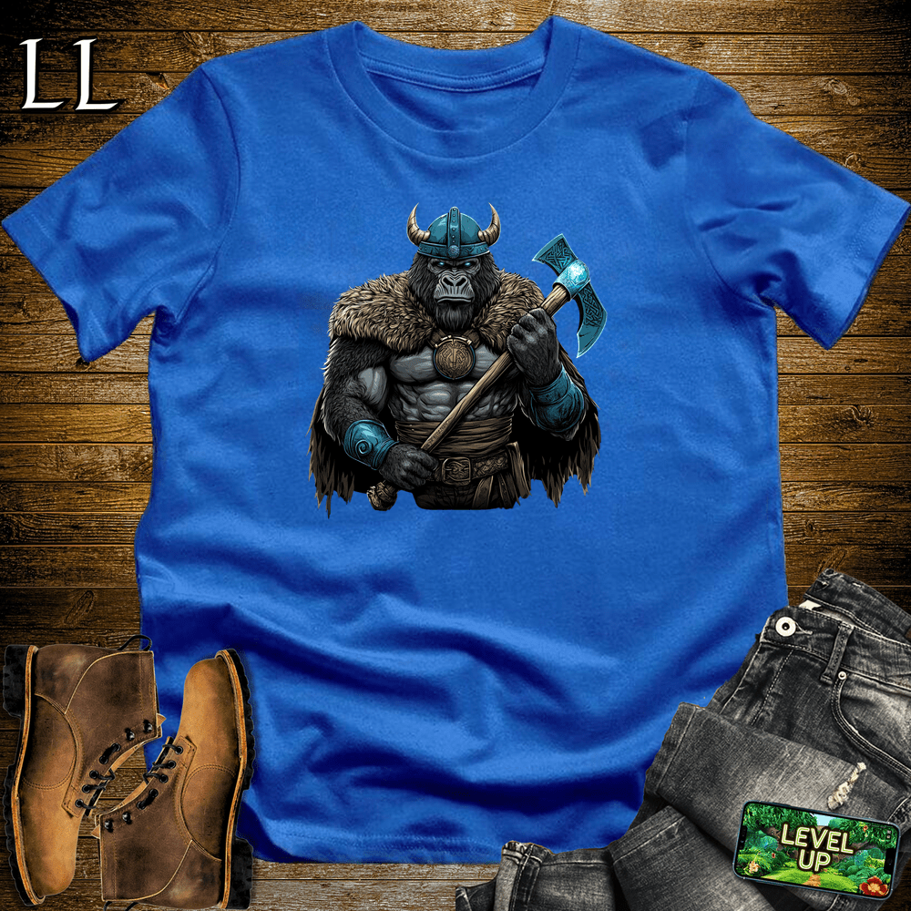 Viking Warrior Gorilla Royal | Norse Mythology Shirt