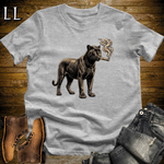 Vintage Cigar Black Panther T-Shirt Sport Grey | Big Cat Cigar Graphic Tee