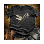 Vintage Cigar Dragonfly Softstyle T Shirt Black | Dragonfly Lover Cigar Tee