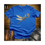 Vintage Cigar Dragonfly Softstyle T Shirt Royal | Dragonfly Lover Cigar Tee