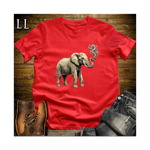 Vintage Cigar Elephant Softstyle T Shirt Red | Cigar Lover Gift Tee