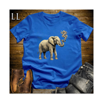 Vintage Cigar Elephant Softstyle T Shirt Royal | Cigar Lover Gift Tee