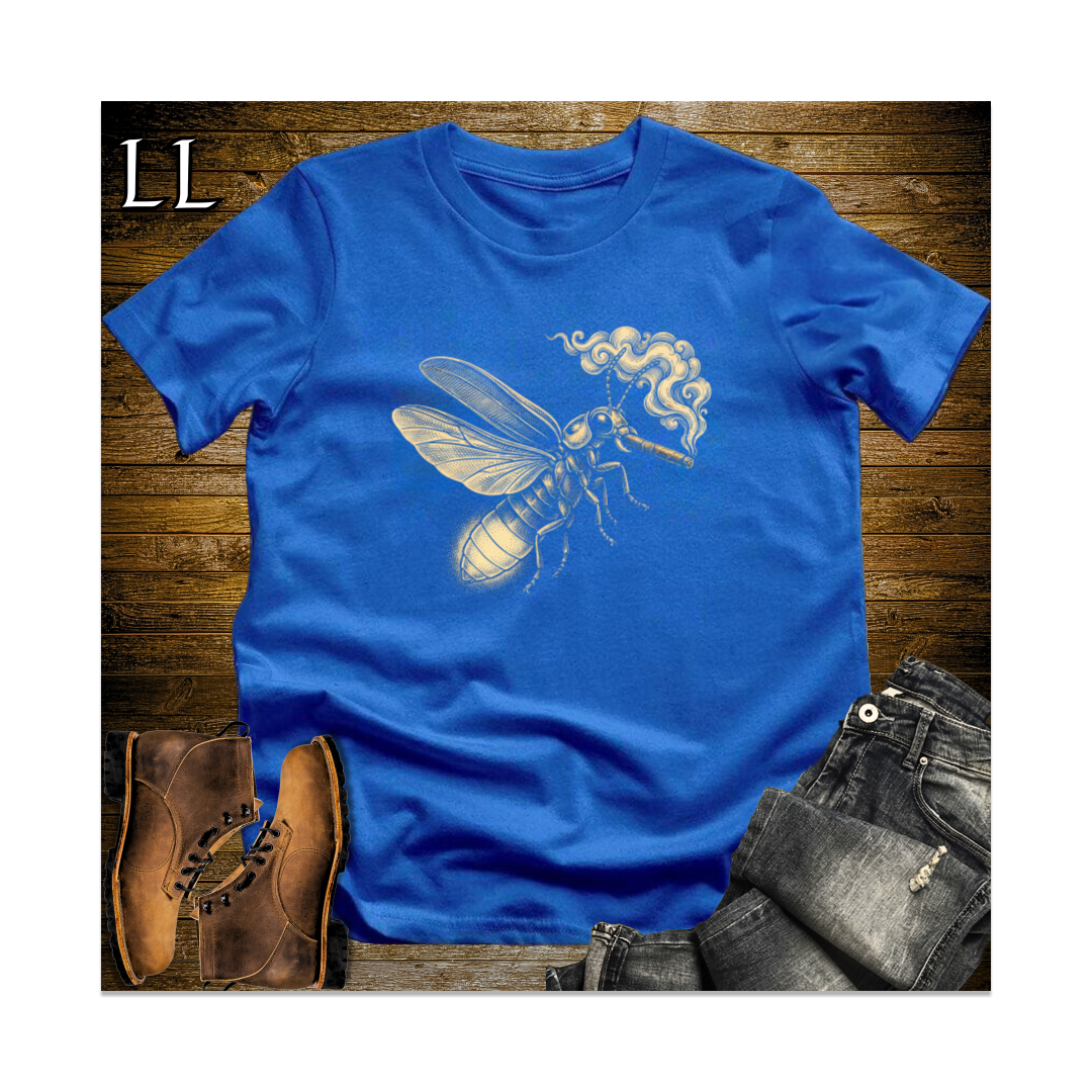 Vintage Cigar Firefly Softstyle T Shirt Royal | Funny Animal Gift Tee