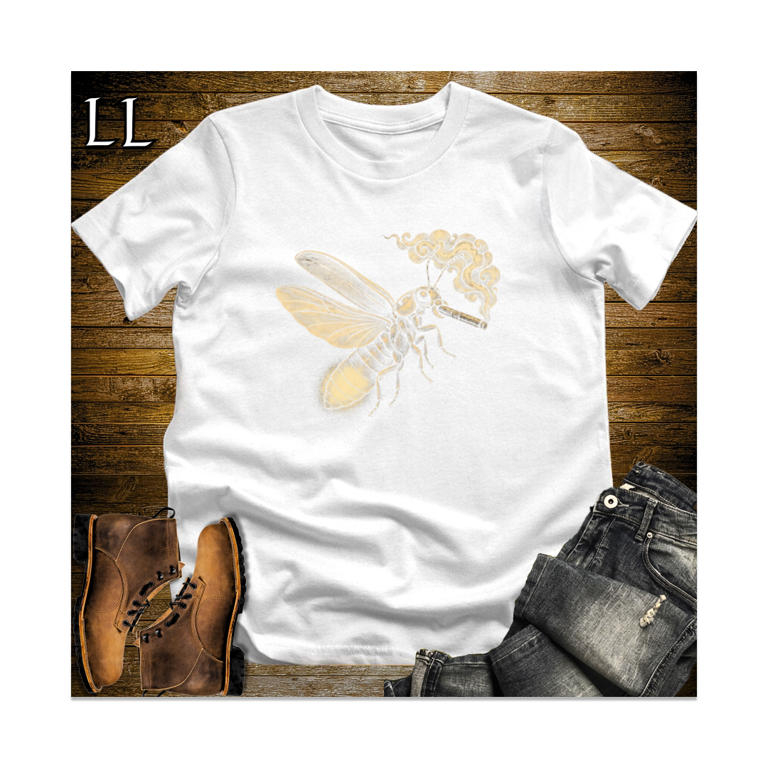 Vintage Cigar Firefly Softstyle T Shirt White | Funny Animal Gift Tee