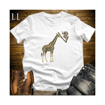 Vintage Cigar Giraffe Softstyle T Shirt White | Cigar Lover Gift Tee
