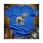 Vintage Cigar Goldendoodle Softstyle T Shirt Royal | Dog Lover Gift Tee