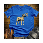 Vintage Cigar Great Dane Softstyle T Shirt Royal | Dog Lover Gift Tee