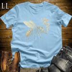 Vintage Cigar Hornet T-Shirt Light Blue | Cigar Lover Gift Tee