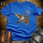 Vintage Cigar Hummingbird T-Shirt Royal | Funny Cigar Gift Tee