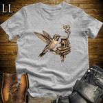 Vintage Cigar Hummingbird T-Shirt Sport Grey | Funny Cigar Gift Tee