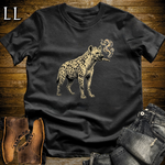 Vintage Cigar Hyena T-Shirt Black | Cigar Lover Gift Tee