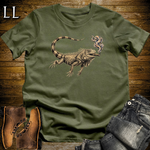 Vintage Cigar Iguana T-Shirt Military Green | Cigar Iguana Graphic Tee