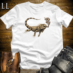 Vintage Cigar Iguana T-Shirt White | Cigar Iguana Graphic Tee