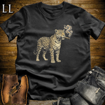 Vintage Cigar Jaguar T-Shirt Black | Cigar Lover Gift Tee