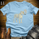 Vintage Cigar Jaguar T-Shirt Light Blue | Cigar Lover Gift Tee