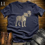 Vintage Cigar Jaguar T-Shirt Navy | Cigar Lover Gift Tee