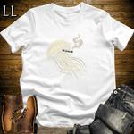 Vintage Cigar Jellyfish T-Shirt White | Cigar Jellyfish Graphic Tee