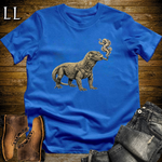 Vintage Cigar Komodo Dragon T-Shirt Royal Blue | Cigar Komodo Dragon Graphic Tee