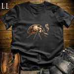 Vintage Cigar Ladybug T-Shirt Black | Cigar Lover Gift Tee