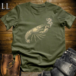 Vintage Cigar Lobster T-Shirt Military Green | Cigar Lover Gift Tee